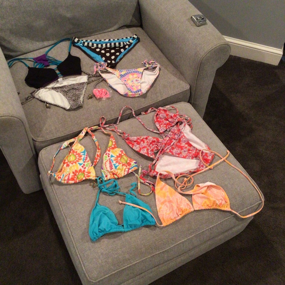 Target old navy mix & match swimsuit bundle bikini halter bathing suit top swim